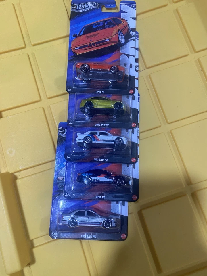 ¡JUEGO DE 5! BMW Serie Silver Hot Wheels Foto 1 de 1