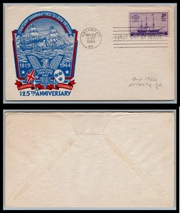 US FDC # 926 3c Motion Picture  Staehle sealed S.Cancel 1944, 0a1727 - Picture 1 of 1