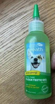 Tropiclean Fresh Breath Dog Teeth Cleaning Gel - No Brushing Dental Care  NEW - Image 1 of 4
