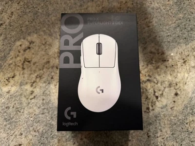 Logitech G PRO X Superlight 2 DEX LIGHTSPEED Kabellose Gaming-Maus - Weiß - Bild 1 von 2