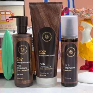 Bath & Body Works Coco Shea Rich Espresso 3-teiliges Körperpflegeset NEU Herbst 2025 - Bild 1 von 4