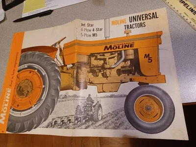 1960 MM Minneapolis Moline Model M5 Tractor Catalog Brochure Original, 20 Pages - Image 1 of 4