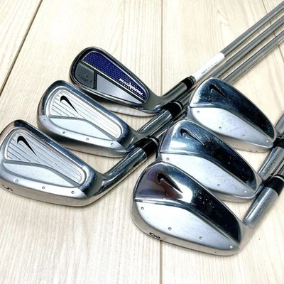Nike Pro Combo Iron Set 6pcs 5-6-7-8-9-PW Mixed Shaft Flex R/S Left-Handed - Image 1 of 4