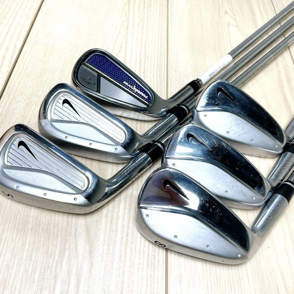 Nike Pro Combo Iron Set 6pcs 5-6-7-8-9-PW Mixed Shaft Flex R/S Left-Handed - Image 1 of 4