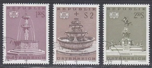 Austria 1972 CTO NH Mi 1382-1384 Sc 916-918 Fountains - Picture 1 of 1