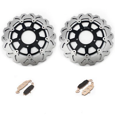 Pour Kawasaki ER-6F ER-6N Disques de Frein Avant et Plaquettes EX 650 2006-2016 - Image 1 of 4