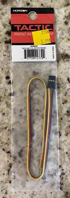 R/C RC TACTIC ACCESSORIES 10 INCH 254MM SERVO LEAD UNIVERSAL NEW TACM2330 - Image 1 of 4