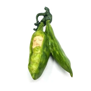 Fiddlehead Fairy Gardens Peapod Baby Miniature Home Decor Ornament - Picture 1 of 3
