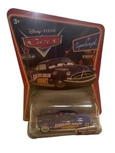 Disney Pixar Cars Supercharged Fabulous Hudson Hornet White Walls 1:55 Die-Cast - Picture 1 of 8