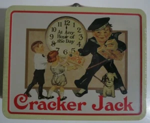 Vintage Cracker Jack Collectible Reproduction Lunch Box 2001 Tin *New/ Sealed - Picture 1 of 6