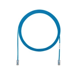 Cat 5e 28 AWG UTP Copper Patch Cord, 10 ft, Blue Lot 24 Pcs - Picture 1 of 10