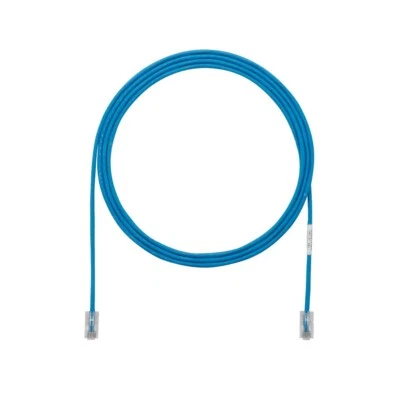 Cat 5e 28 AWG UTP Copper Patch Cord, 10 ft, Blue Lot 24 Pcs - Image 1 of 4