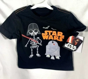 NEW DISNEY STAR WARS DARTH VADER HALLOWEEN YOUTH CHILD SHIRT 18 Months - Picture 1 of 5