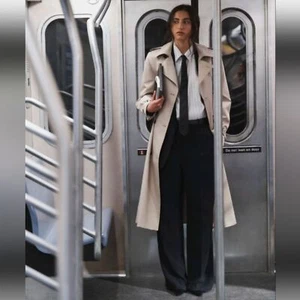 Wilfred The Effortless Pant Black High Waist Pleated Wide Leg Hose Gr. 2 - Bild 1 von 12