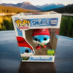 Funko Pop! The Smurfs Papa Smurf 1525 2024 SDCC Shared Exclusive w/Protector🔥 - Picture 1 of 6