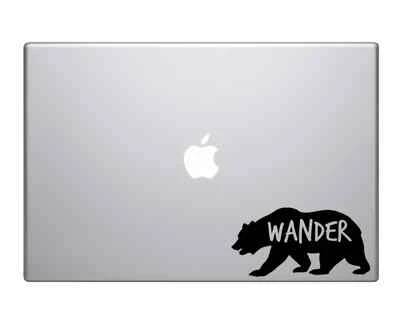 Wander Grizzly Bear Macbook Pro Air Sticker Decal Skin Laptop Decal iPad Sticker - Image 1 of 2