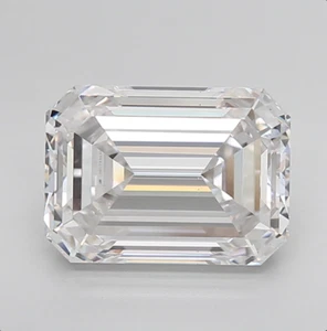 5 CT Emerald Cut Lab Grown Diamond Engagement Ring IGI Certified - Picture 1 of 7