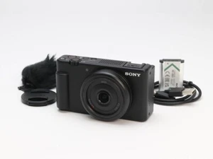 【Excelente+】 Cámara digital Sony ZV-1F 20,1 MP 4K f/2 Vlogging - Negra de Japón - Imagen 1 de 7