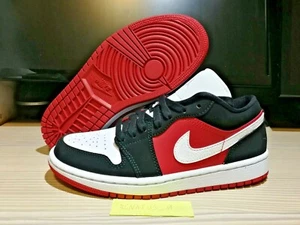 Nike Air Jordan 1 Low (w) White Black Gym Red, DC0774 016, UK5.5/ EU39/ US8w - Picture 1 of 10