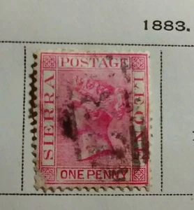 Sierra Leone 1883 One Penny Briefmarke - Bild 1 von 1