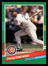 1991 Donruss Doug Dascenzo #749 Chicago Cubs