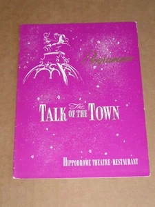 Shirley Bassey 1962 "Fantastico" Talk Of The Town Programme - Bild 1 von 2