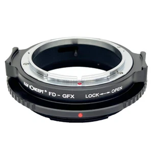 K&F Concept Lens adapter Canon FD Lens to Fuji GFX Medium Format 50sII 100S 50R - Picture 1 of 2