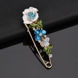 Wedding Crystal Rose Flower Brooch Pin Women Corsage Bridal Jewelry Wholesale