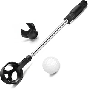 Golf Ball Retriever, Stainless Telescopic Extendable Golf Balls Retrievers for W - Picture 1 of 7