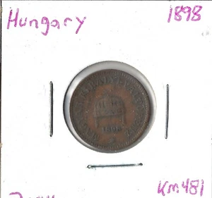 Moneda Hungría (Austria-Hungría) 2 rellenos 1898 KM481 - Imagen 1 de 3