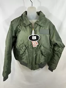NWT Rothko Military Bomber Flight Jacket CWU-45P Green Size Medium - Picture 1 of 7