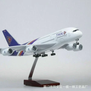 1/160 A380-800 Thai Airways Airbus Resin Aircraft Model (45 cm) Plane Toy Gift - Picture 1 of 9