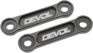 DEVOL 0115-2402 LOWERING LINK ALUMINIUM BLACK KAWASAKI KX 100 2021 - Foto 1 di 1
