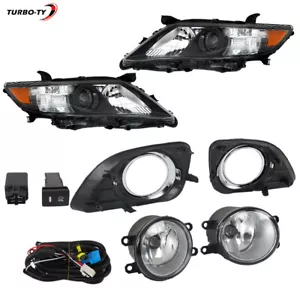 Factory Right+Left Headlights Fog Lights For 2010 2011 Toyota Camry SE Halogen - Bild 1 von 14