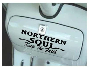 Northern Soul Sticker Scooter Toolbox Scooter Keep the Faith Sticker - Picture 1 of 8