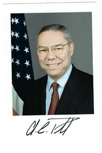 Foto firmata Colin Powell - Foto 1 di 1