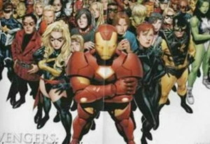 PROMO POSTER - THE AVENGERS - THE INITIATIVE - APRIL 2007 - MARVEL - Picture 1 of 1