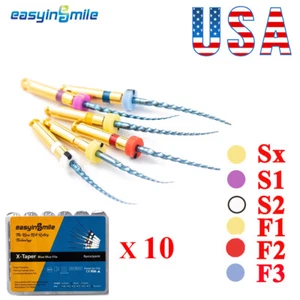 10Packs Endodontic X3-TAPER BLUE Files NITI Rotary File For Root Canal treatment - Picture 1 of 10