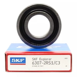 SKF 6307-2RS1 C3 RODAMIENTO RÍGIDO DE BOLAS, GOMA SELLADA 35x80x21 mm - Imagen 1 de 5