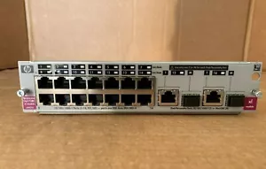 HP J4907A - HP Procurve 16-Port Gigabit RJ45 Module for HP 5304-XL or 5308-XL - Picture 1 of 12