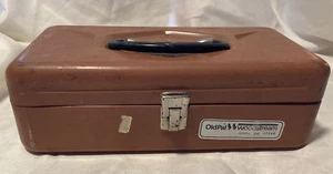 Vintage Old Pal Woodstream Metal Tool/ Fishing Tackle Box , Tackle Included - Picture 1 of 10