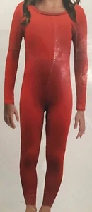 Girl's M 7-8 ~OR~ XL 14/16 Long Sleeved Jumpsuit Unitard Halloween Costume - Picture 1 of 7