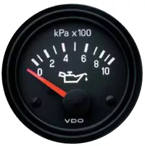 VDO Cockpit International Electric Oil pressure gauge, 24 Volt, 52mm 1000 KPA - Picture 1 of 1