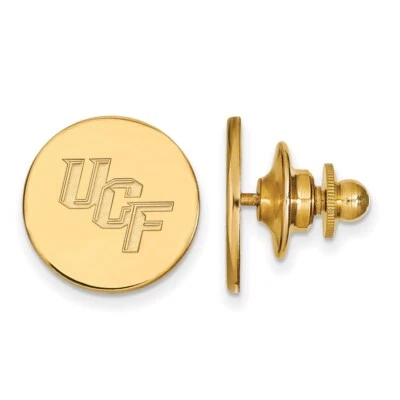 14k Yellow Gold LogoArt University of Central Florida U-C-F Lapel Pin - Image 1 of 2