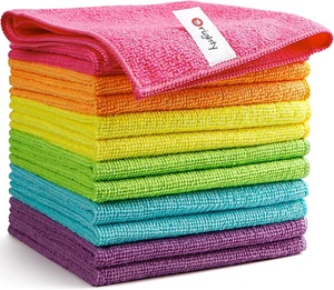 Orighty Cleaning Cloths Pack of 12, Highly Absorbent Microfiber Cleaning Supplie - Picture 1 of 12