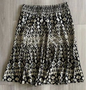 Falda Style & Co Boho Estampado Azteca Suroeste Turquesa Cuentas Talla 1X - Imagen 1 de 6