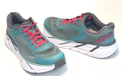 Zapatos deportivos para correr HOKA One One para mujer 10 Napali malla verde 1091611 usados en excelente estado Foto 1 de 4