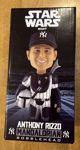 2023 Star Wars Anthony Rizzo Mandalorian Bobblehead  New York Yankees Cover
