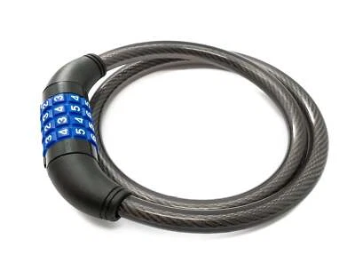 SYSTEM-S TONYON TY4271 Fahrradschloss Zahlenschloss 4-stellig Kabel Schloss für Fahrrad