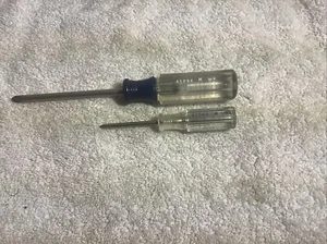 Vintage Craftsman USA 41542 #0 Phillips & 41294 #1 Phillips Screwdrivers - Picture 1 of 5